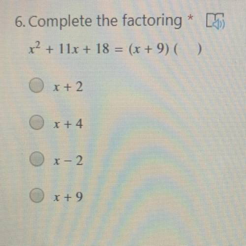 I need help finding the Factor for this question? please