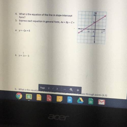 Help please  (math grade 10) X and Y intercept