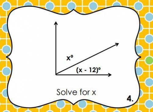 Please solve for x! correct answers please