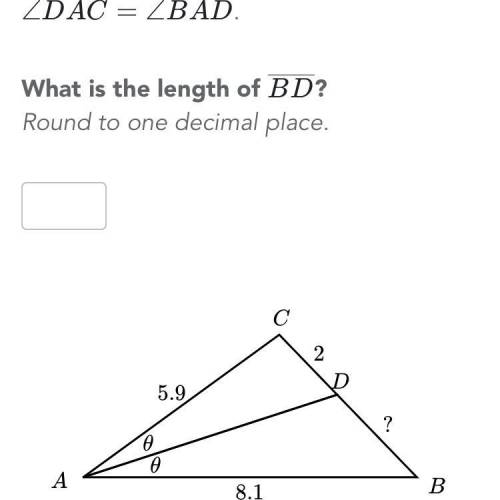 What is the length of BD