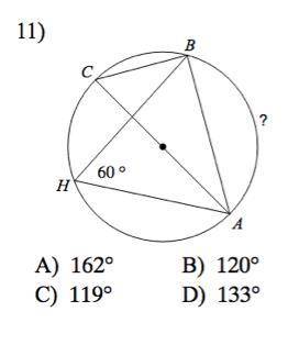 Find measure of arc or angle indicated