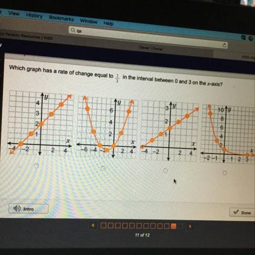 Which graph has a rate of change equal to 1 in the interval between 0 and 3 on the x-axis? Ty 00 N N