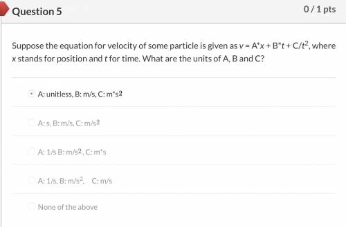 Could you please answer this physics question? Screenshot is attached. Thanks!