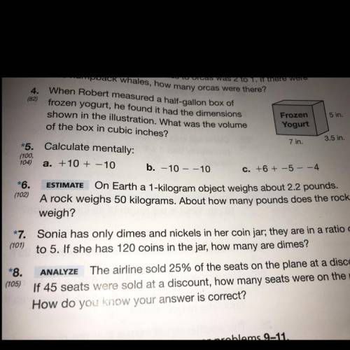 Can someone please Answer number 6