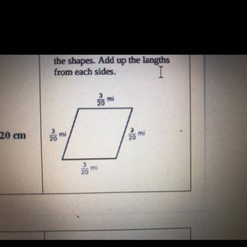 Can someone help me with this one also it’s just perimeter