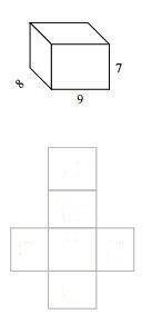Use the net to compute the surface area of the three-dimensional figure.