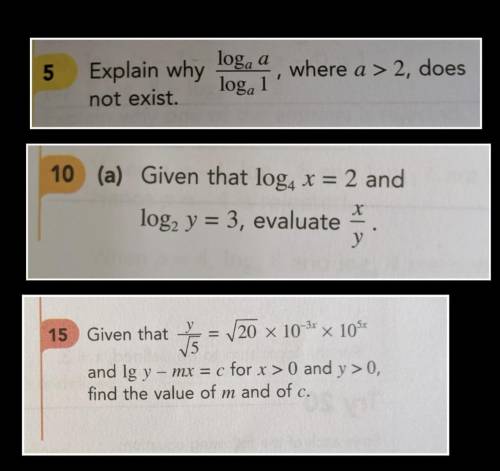 I need help with these three questions, thanks.