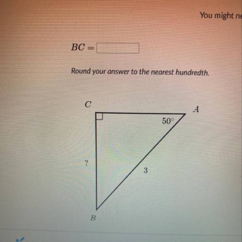 BC= Round to the nearest hundred