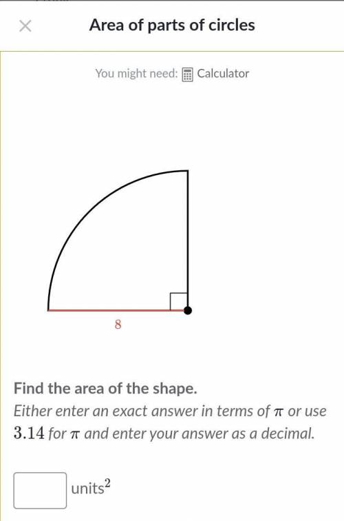 Find the area of the shape. (Circles)