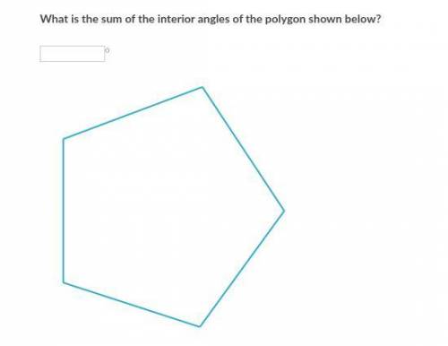 What is the sum of the interior angles