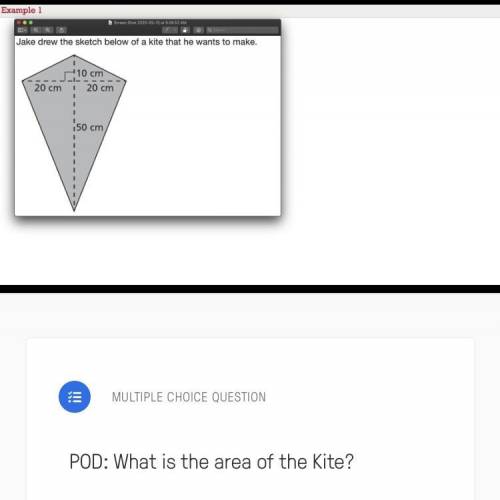 What’s the area of the kite? 20 points! <33
