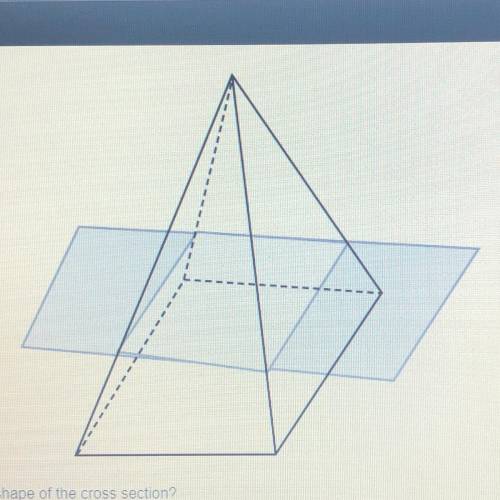 (50 points) the figure shows one of the ways in which a right rectangular pyramid can be sliced by a