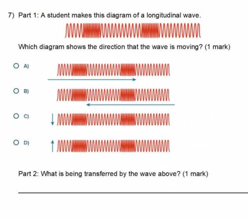 What is being transferred by the wave above ?