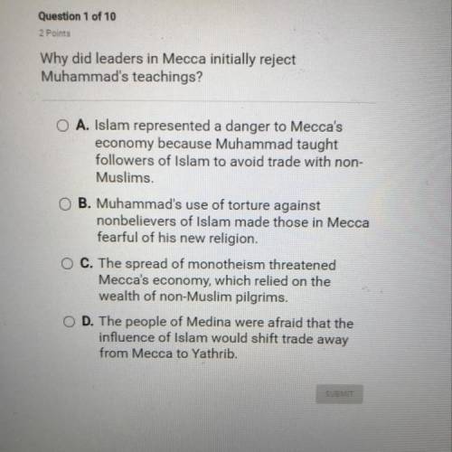 Why did leaders in Mecca initially reject Muhammad’s teachings