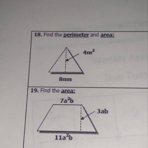 I’m also ver confused on I dknt know how to find perimeter or are of the top one or area of bottomn