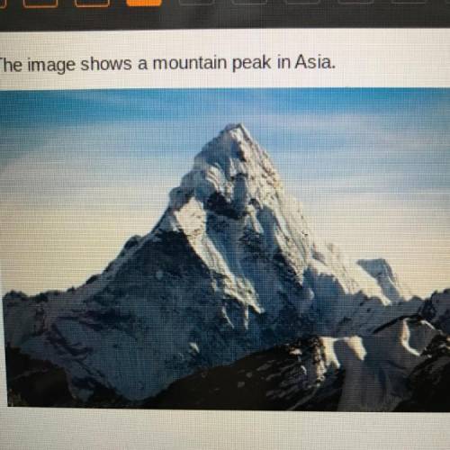 Which force most likely created this mountain? compression gravity shearing tension