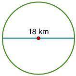 What is the circumference of the circle? (use 3.14 for pi )18.84.98 cm36 cm37.68 cm37.7 cm