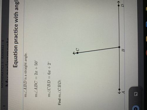 Equation with angle addition please help please
