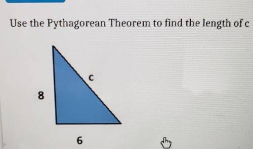 Use the Pythagorean Theorem to find the length