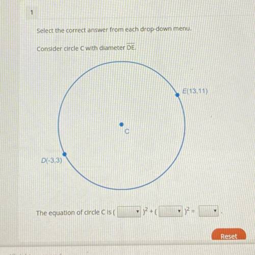 What is the equation of circle C???