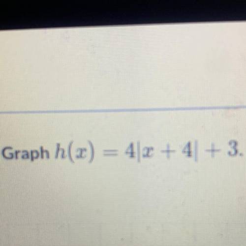 Graph h(x) = 12 + 4 + 3.