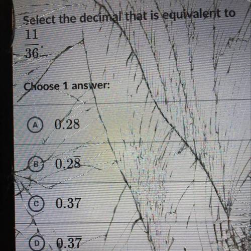 Which answer would it be