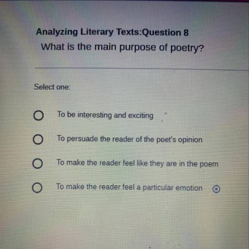 What is the main purpose of poetry?