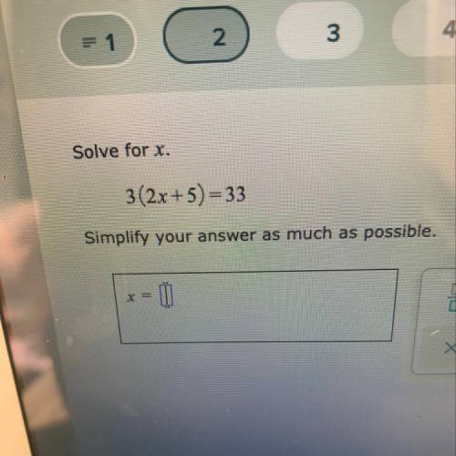 Simplify your answer is much is possible X = what