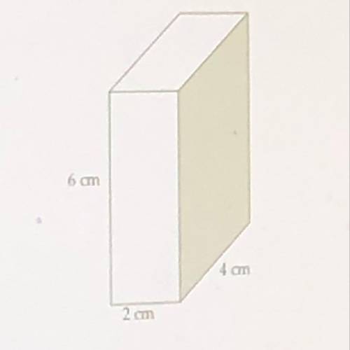 Find the surface area of the rectangular prism a:77 b:88 c:99