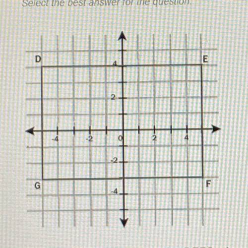 What is the perimeter of DEFG, shown?