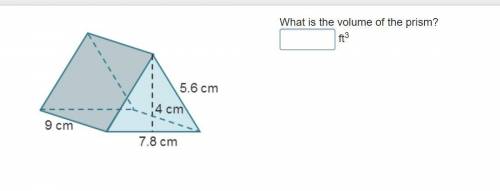 What is the volume of this prism? (marking brainliest)