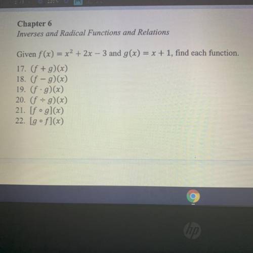 Need help with questions 18,20, and 22 please and thank you