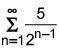 State why the series is convergent or divergent, and if it is convergent, find the sum.