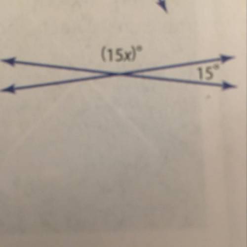 What is the value of x in the figure on the right