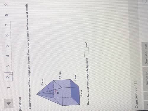 Find the volume of the composite figure if necessary round to the nearest tenth.