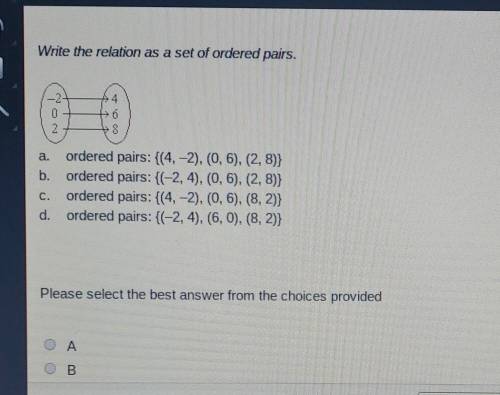 HURRY!! Write the relation as a set of ordered pairs. will mark brainliest