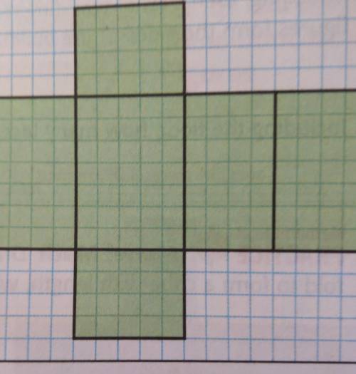 Copy the net onto grid paper. Cutout the net and fold along thelines to form a three-dimensionalfig