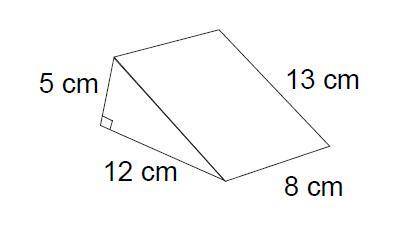 PLEASE HELP ME! 22 POINTS!!!Find the surface area of the triangular prism pictured.270 square centi