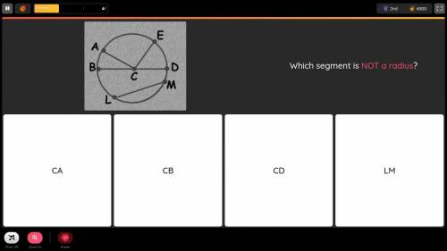 Which segment is NOT A RADIUS?????????????