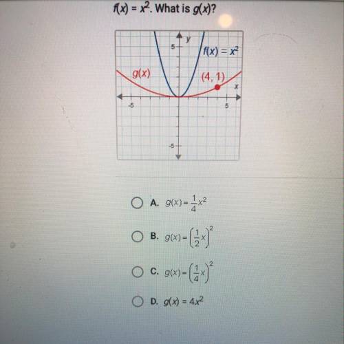 F(x)=x2. What is g(x)?