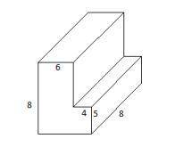 Find the volume of the prism: