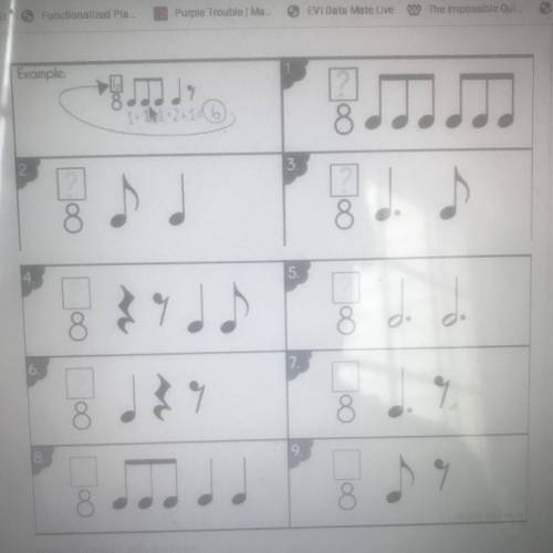 1-9 what are the time signatures