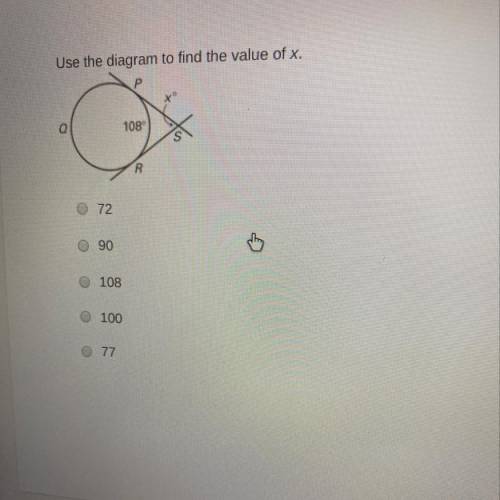 Use the diagram to find the value of x. PLEASE HELP!!