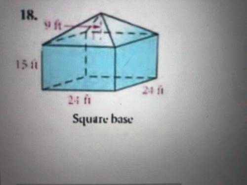 The volume to the nearest whole number for the composite shape below is