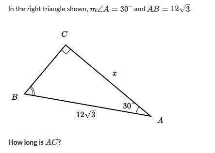 What is the value of x? AC