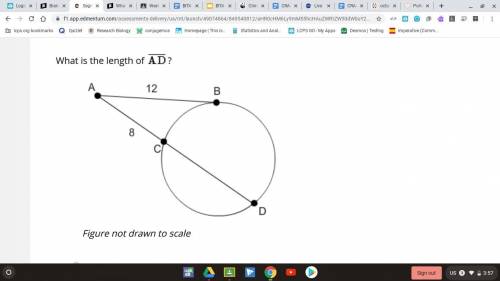 What is the length of AD? GEOMETRY