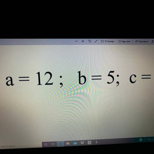 Plz help!!  answer for c using Pythagorean Theorem