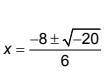 What is (image) in original quadratic equation format (Ax^2 + Bx + C = 0)