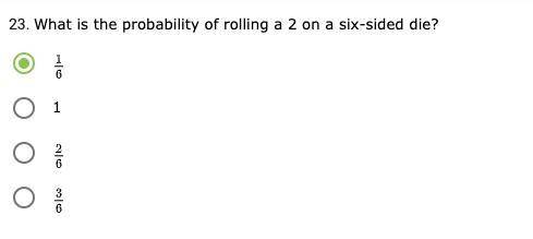 My answer was 16, so i thought as a fraction it would 16/100, but i think its 1/6 in the correct wa
