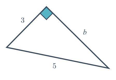 Can someone help me find the length of b of the unknown side in this triangle? Thanks! :)